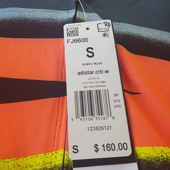 Adidas Women's Cycling ADISTAR JERSEY Solar Red - Picture 7 of 7